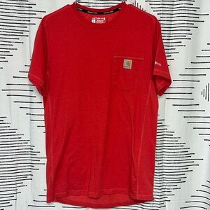 Carhartt force shirt. Red size small. Relaxed fit